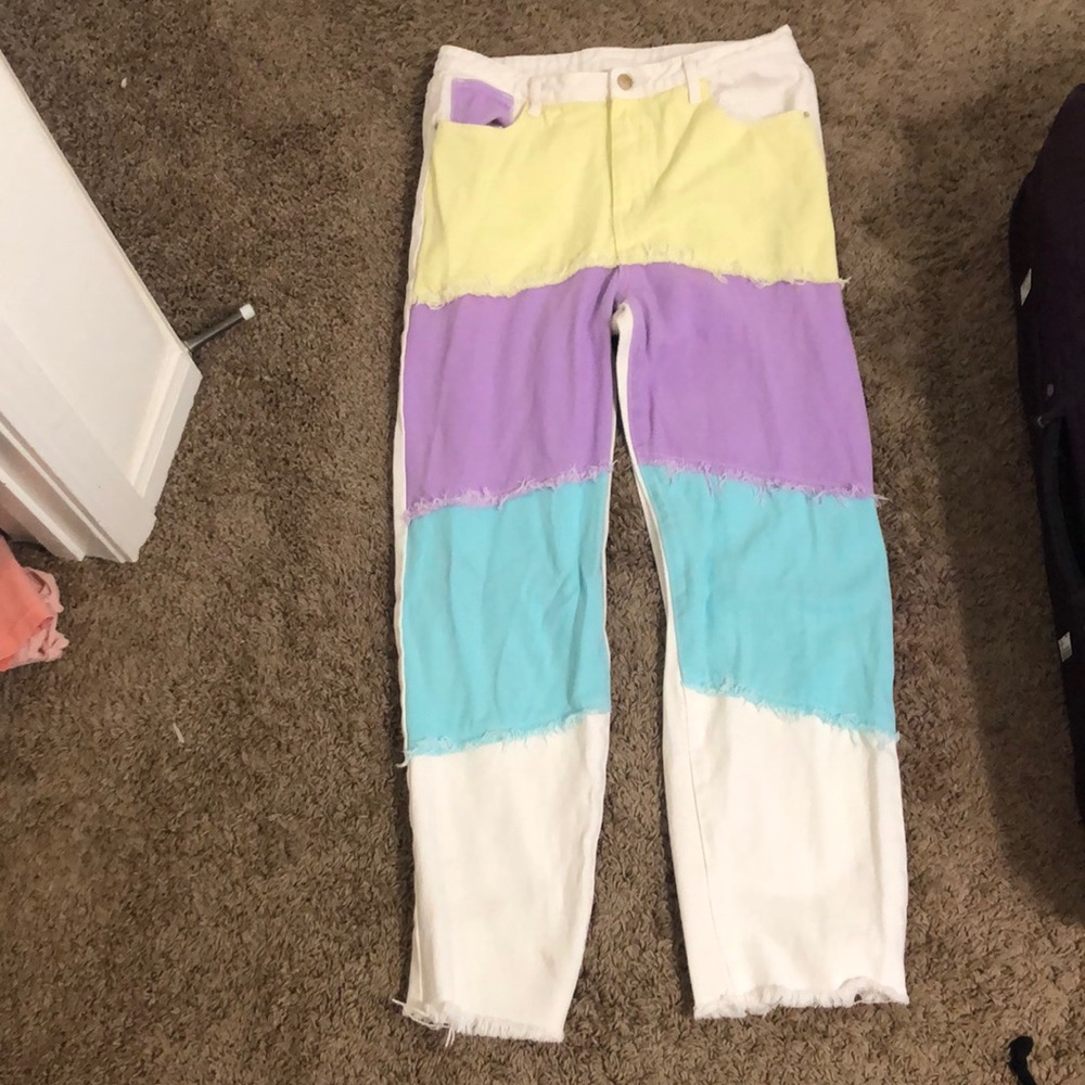 Color block jeans - Picture 4 of 5